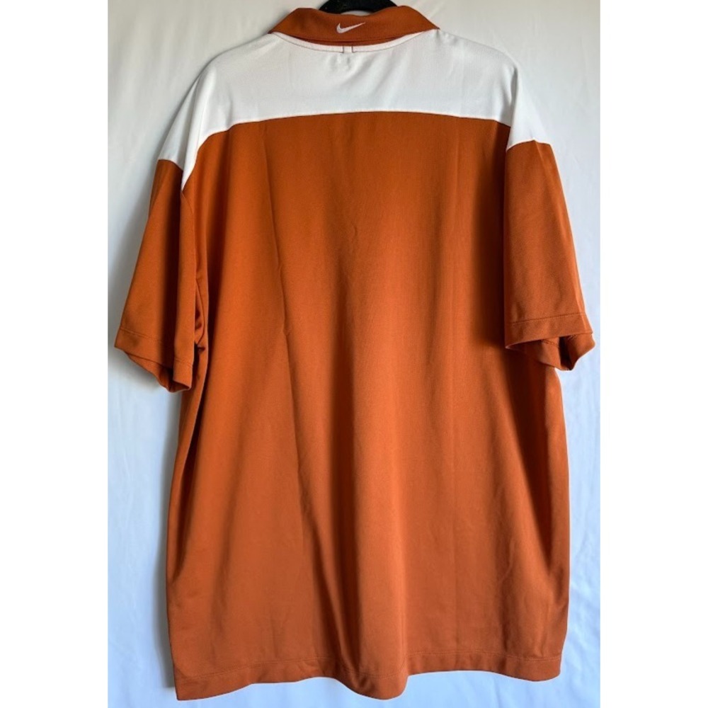 Nike Golf Polo Shirt Men Orange 3XL Fit Dry Performance Short Sleeve Lightweight - Picture 2 of 14